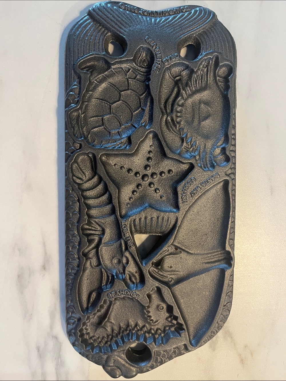 John Wright cast iron sea mold